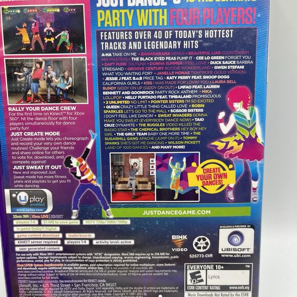 Just Dance 3 (Microsoft Xbox 360, 2011) Complete and Tested - Picture 3 of 10